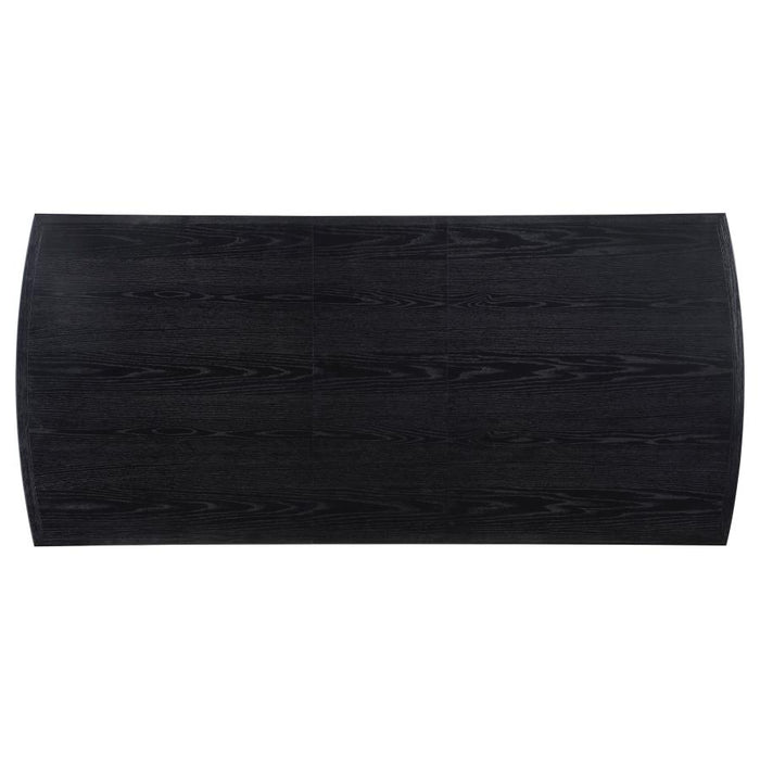 Coaster Furniture - Brookmead 5-Piece Extension Leaf Dining Table Set Black - 108231-S5 - GreatFurnitureDeal