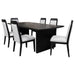 Coaster Furniture - Brookmead 7-Piece Extension Leaf Dining Table Set Black - 108231-S7 - GreatFurnitureDeal