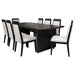 Coaster Furniture - Brookmead 9-Piece Extension Leaf Dining Table Set Black - 108231-S9 - GreatFurnitureDeal