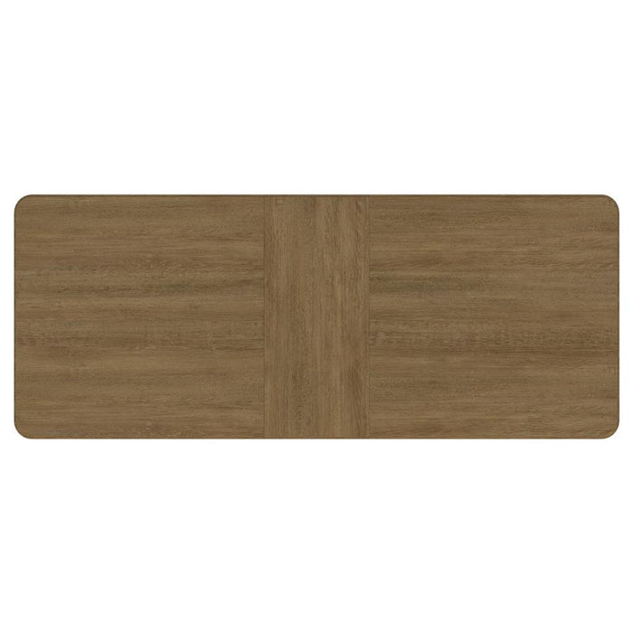 Coaster Furniture - Arini 5-Piece Extension Leaf Dining Table Set Sand Wash and Black - 108931-S5B - GreatFurnitureDeal