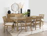 Coaster Furniture - Arini 7-Piece Extension Leaf Dining Table Set Sand Wash - 108931-S7W - GreatFurnitureDeal