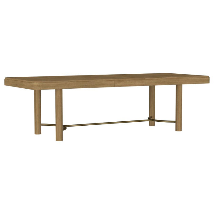 Coaster Furniture - Arini 104-inch Extension Leaf Dining Table Sand Wash - 108931 - GreatFurnitureDeal