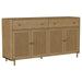 Coaster Furniture - Arini 2-Drawer Cane Door Dining Sideboard Server in Sand Wash - 108935SWD - GreatFurnitureDeal