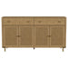 Coaster Furniture - Arini 2-Drawer Cane Door Dining Sideboard Server in Sand Wash - 108935SWD - GreatFurnitureDeal