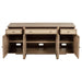 Coaster Furniture - Kailani 4-Door Cane Sideboard Buffet Cabinet Beige Oak - 109385 - GreatFurnitureDeal