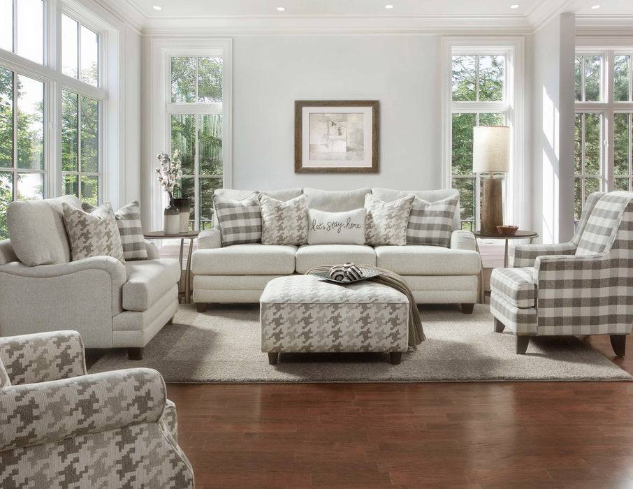 Southern Home Furnishings - Sofa Set in Khaki/Beige - 4480  602-S Basic Wool - GreatFurnitureDeal