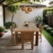 Meridian Furniture - Mirella 96" Natural Teak Wood Outdoor Patio Dining Table - 111-DT96 - GreatFurnitureDeal