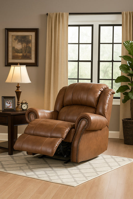 Motion Ease - Elmwood Rocker Recliner in Cognac - 112-91-15 - GreatFurnitureDeal