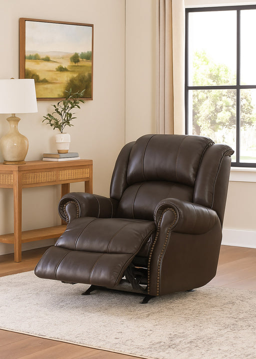 Motion Ease - Elmwood Rocker Recliner in Dark Brown - 112-91-21 - GreatFurnitureDeal