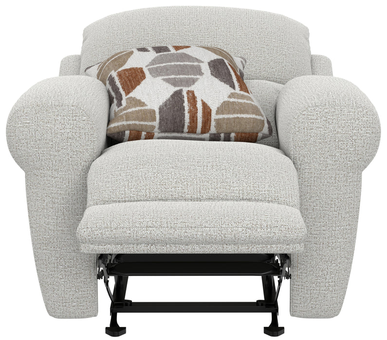 Catnapper - Kellen Glider Recliner in Ecru/Morocco - 1130-6-ECRU - GreatFurnitureDeal