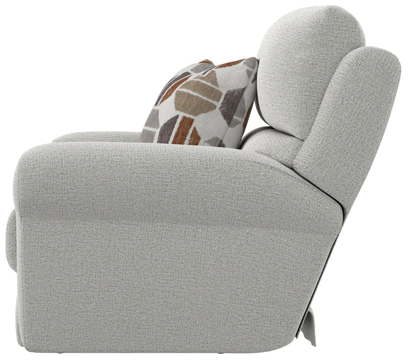 Catnapper - Kellen Glider Recliner in Ecru/Morocco - 1130-6-ECRU