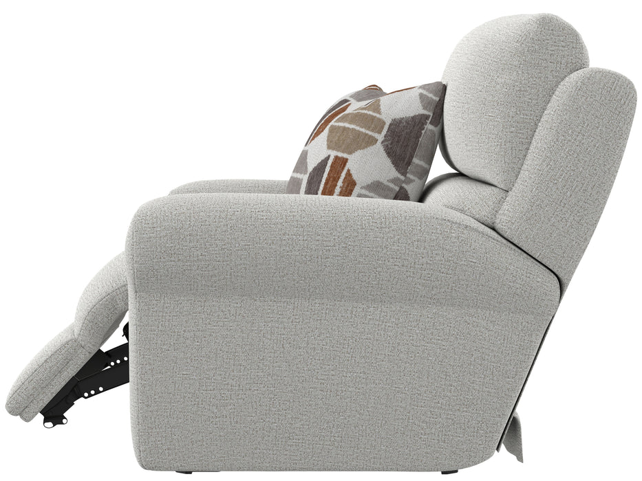 Catnapper - Kellen Glider Recliner in Ecru/Morocco - 1130-6-ECRU
