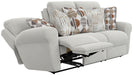 Catnapper - Kellen Power Lay Flat Reclining Sofa w/Zero Gravity in Ecru/Morocco - 61131-ECRU - GreatFurnitureDeal