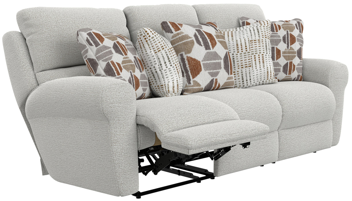 Catnapper - Kellen Power Lay Flat Reclining Sofa w/Zero Gravity in Ecru/Morocco - 61131-ECRU - GreatFurnitureDeal