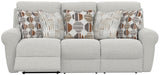 Catnapper - Kellen Power Lay Flat Reclining Sofa w/Zero Gravity in Ecru/Morocco - 61131-ECRU - GreatFurnitureDeal