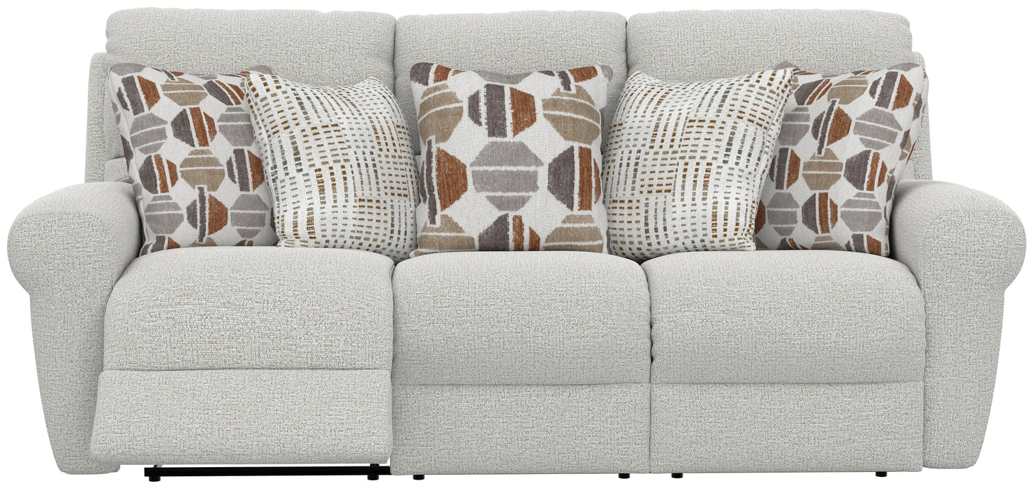 Catnapper - Kellen 3 Piece Power Lay Flat Reclining Living Room Set in Ecru/Morocco - 61131-32-30-ECRU - GreatFurnitureDeal