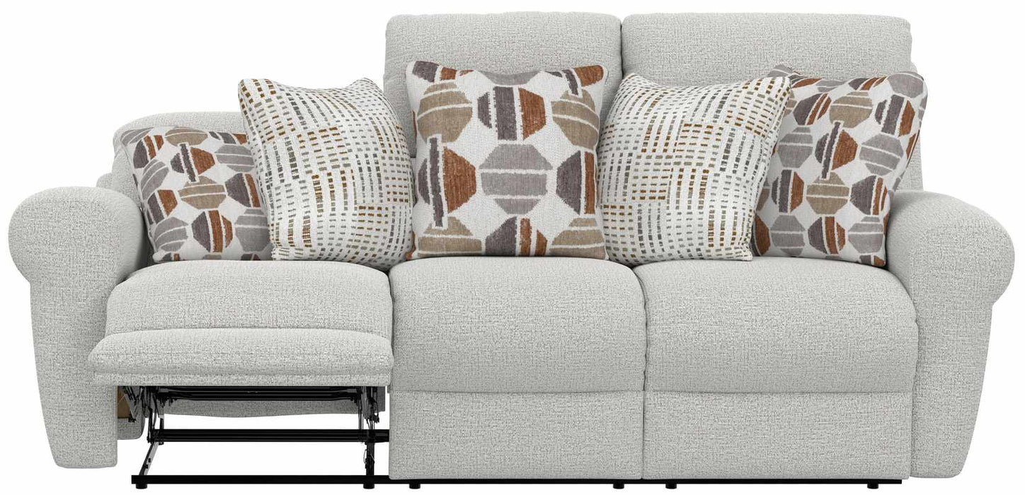 Catnapper - Kellen Lay Flat Reclining Sofa in Ecru/Morocco - 1131-ECRU