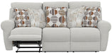 Catnapper - Kellen Power Lay Flat Reclining Sofa w/Zero Gravity in Ecru/Morocco - 61131-ECRU - GreatFurnitureDeal