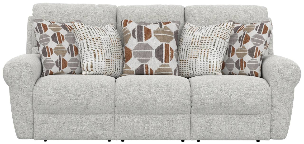 Catnapper - Kellen Lay Flat Reclining Sofa in Ecru/Morocco - 1131-ECRU