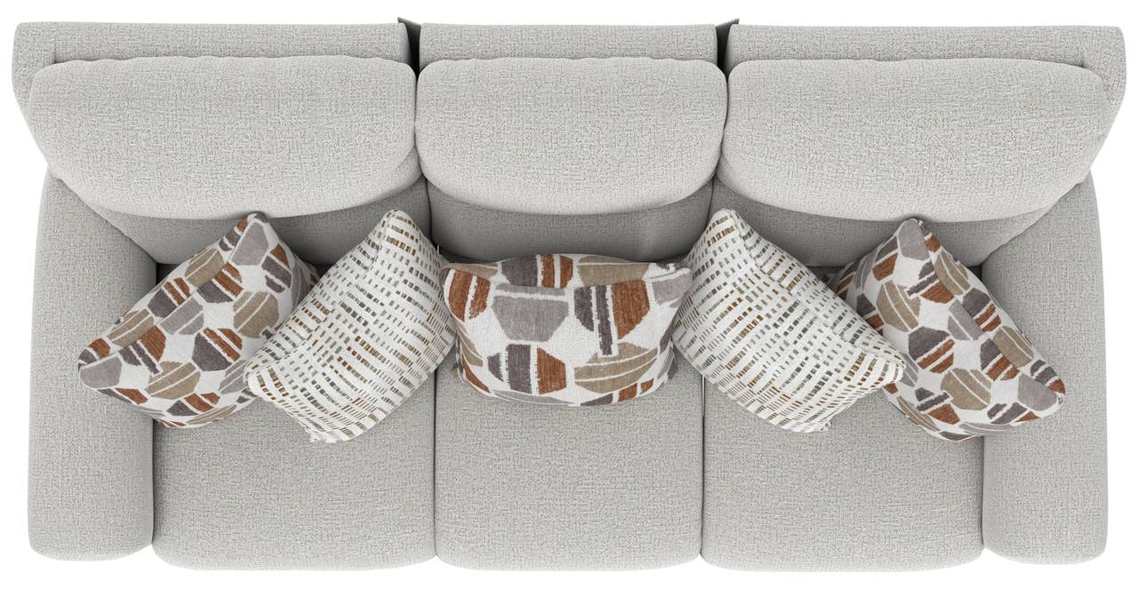Catnapper - Kellen Lay Flat Reclining Sofa in Ecru/Morocco - 1131-ECRU