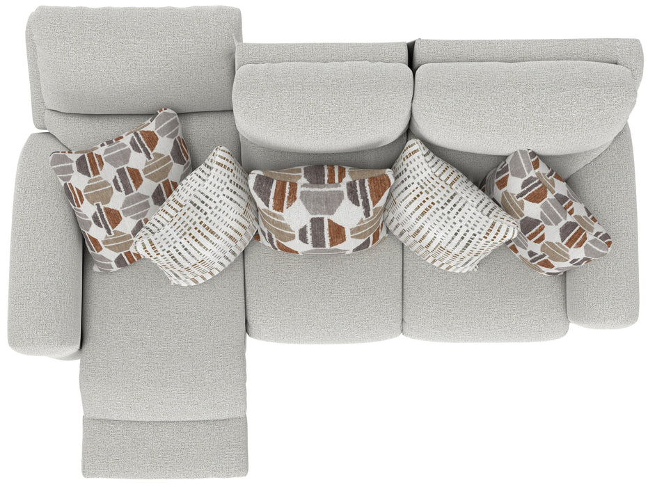 Catnapper - Kellen 4 Piece Lay Flat Reclining Living Room Set in Ecru/Morocco - 1131-32-1130-6--113-12-ECRU