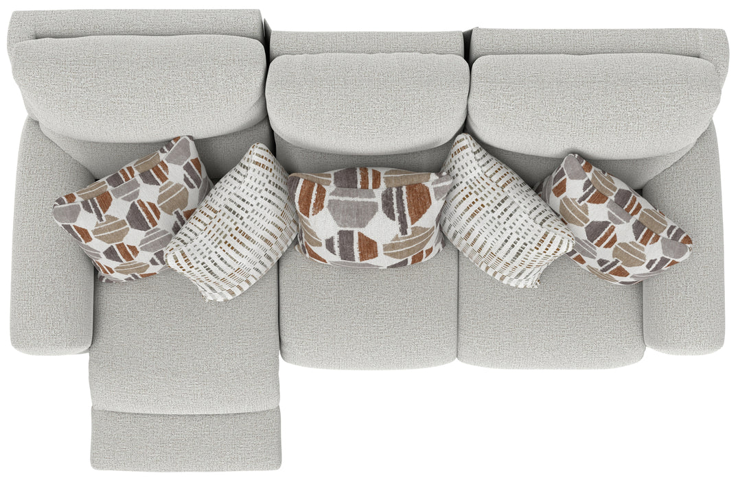 Catnapper - Kellen 4 Piece Lay Flat Reclining Living Room Set in Ecru/Morocco - 1131-32-1130-6--113-12-ECRU