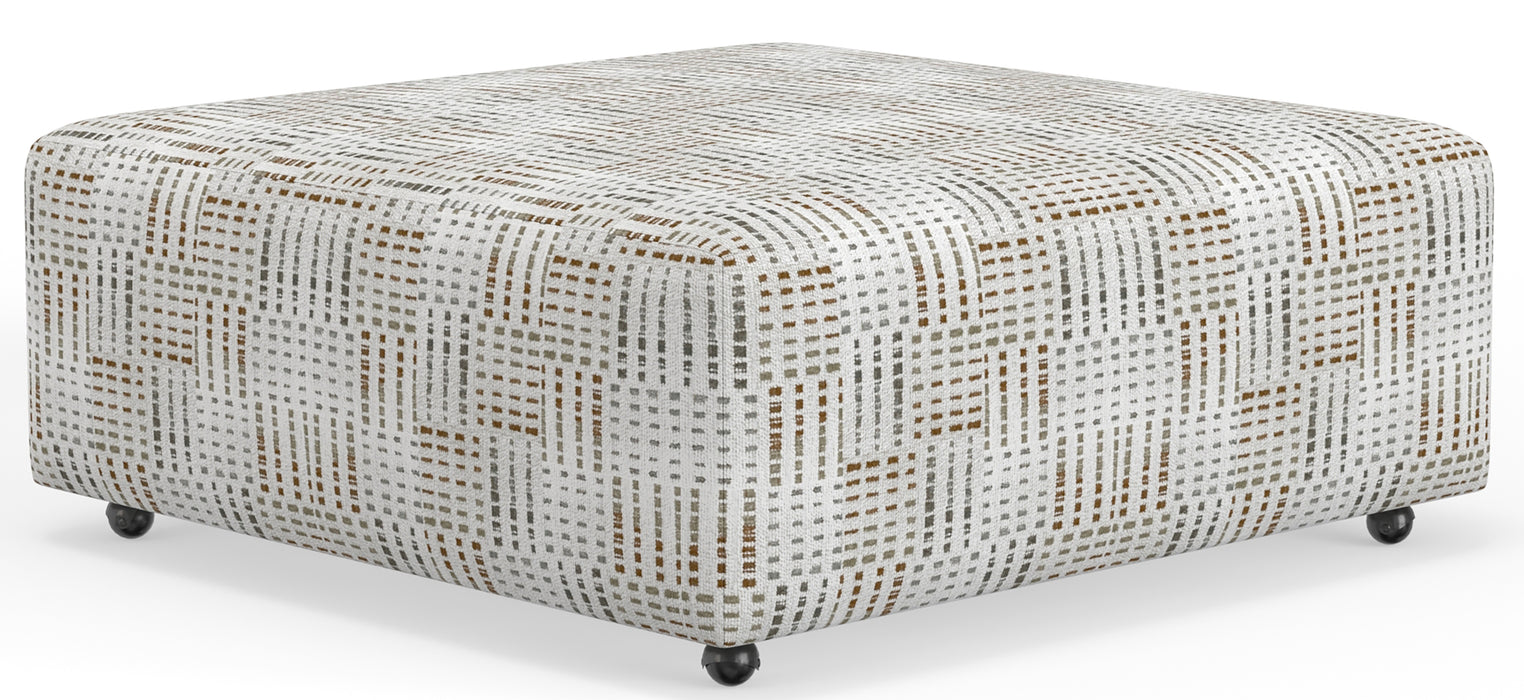 Catnapper - Kellen Castered Cocktail Ottoman in Woodlands - 113-12-WOOD - GreatFurnitureDeal