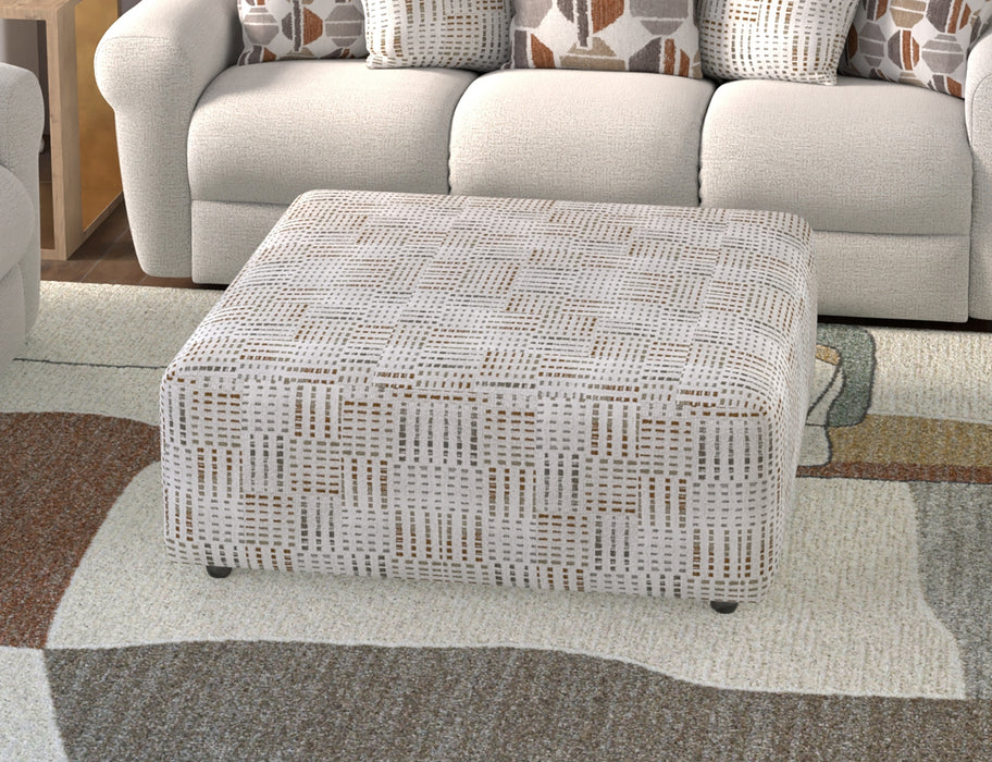 Catnapper - Kellen Castered Cocktail Ottoman in Woodlands - 113-12-WOOD - GreatFurnitureDeal