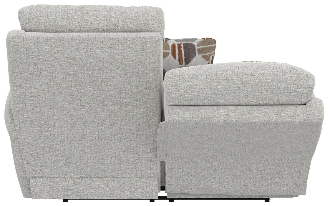 Catnapper - Kellen 3 Piece Power Lay Flat Reclining Living Room Set in Ecru/Morocco - 61131-32-30-ECRU - GreatFurnitureDeal