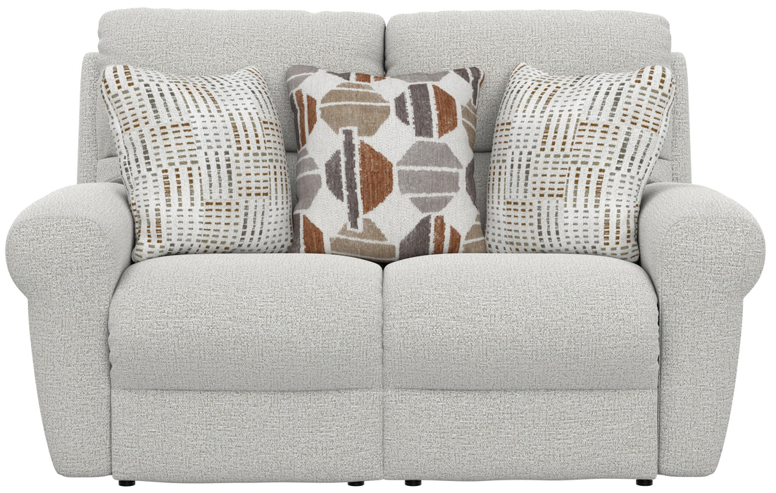 Catnapper - Kellen Power Lay Flat Reclining Loveseat w/Zero Gravity in Ecru/Morocco - 61132-ECRU - GreatFurnitureDeal