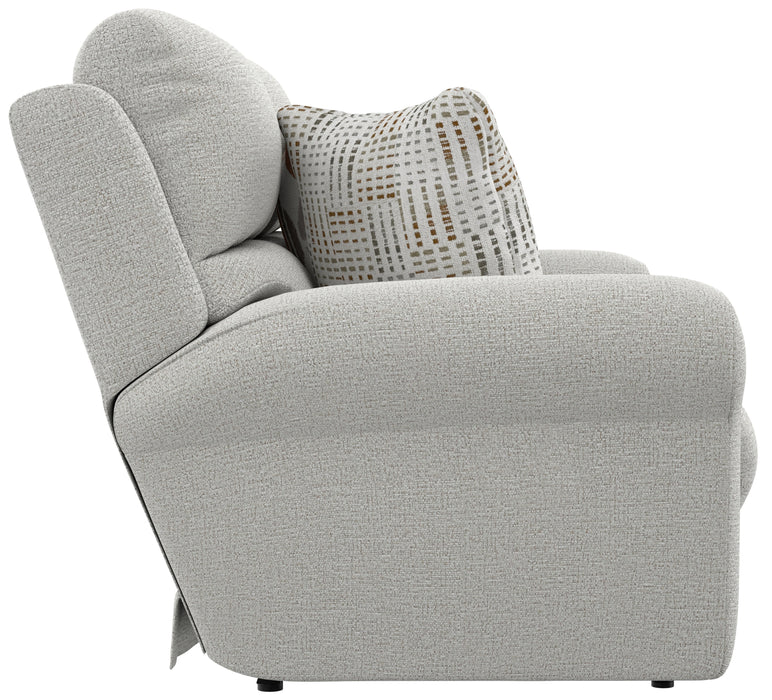 Catnapper - Kellen Power Lay Flat Reclining Loveseat w/Zero Gravity in Ecru/Morocco - 61132-ECRU - GreatFurnitureDeal