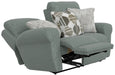 Catnapper - Kellen Power Lay Flat Reclining Loveseat w/Zero Gravity in Woodlands - 61132-WOOD - GreatFurnitureDeal