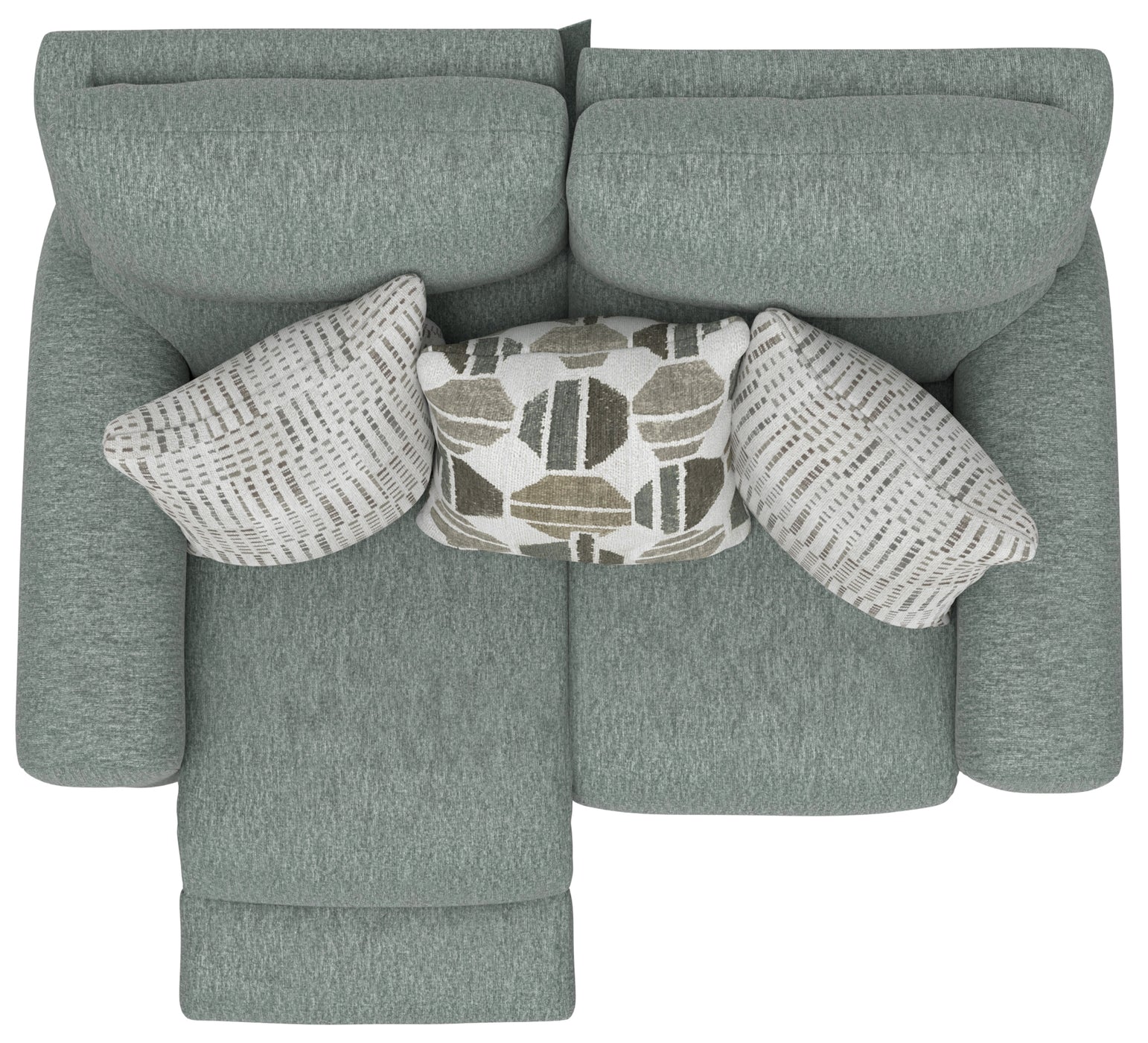 Catnapper Kellen Lay Flat Reclining Loveseat in Woodlands 1132WOO