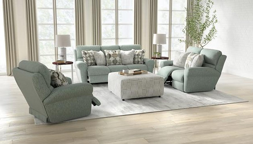 Catnapper - Kellen 3 Piece Lay Flat Reclining Living Room Set in Woodlands - 1131-32-1130-WOOD - GreatFurnitureDeal
