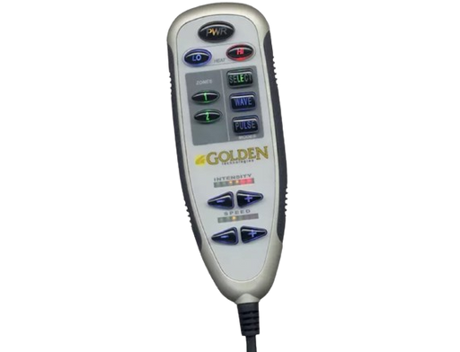 Med-Lift Golden Technologies HV3100-HC/ 11410UX HEAT AND MASSAGE HAND CONTROL Remote - 12 Button - 11410U - GreatFurnitureDeal