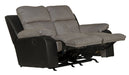 Catnapper - Felix 2 Piece Reclining Sofa Set in Black/Granite - 11445-42-BLACK - GreatFurnitureDeal