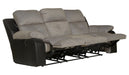 Catnapper - Felix 2 Piece Reclining Sofa Set in Black/Granite - 11445-42-BLACK - GreatFurnitureDeal