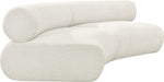 Meridian Furniture - Bale 108" Cream Chenille Fabric Upholstered 2 pc. Sectional - 114Cream-S2A - GreatFurnitureDeal