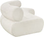 Meridian Furniture - Bale 108" Cream Chenille Fabric Upholstered 2 pc. Sectional - 114Cream-S2A - GreatFurnitureDeal