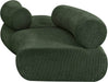 Meridian Furniture - Bale 108" Green Chenille Fabric Upholstered 2 pc. Sectional - 114Green-S2B - GreatFurnitureDeal