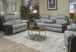 Catnapper - Felix 3 Piece Reclining Living Room Set in Black/Granite - 11445-42-40-BLACK - GreatFurnitureDeal