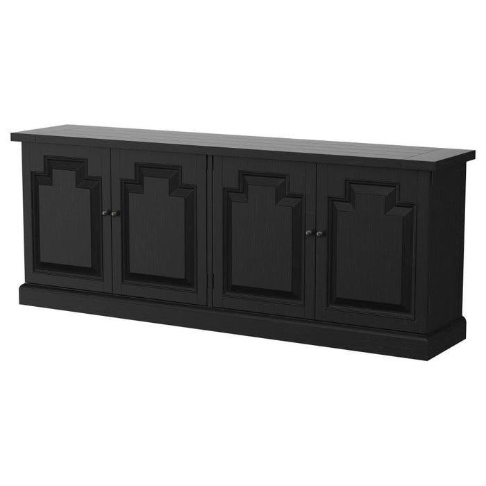 Coaster Furniture - Florence 4-Door Dining Sideboard Buffet Distressed Black - 115535 - GreatFurnitureDeal