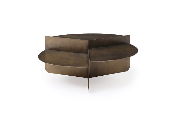 VIG Furniture - Modrest Kyuss - Modern Antique Brass Coffee Table - VGVC-CT2153 - GreatFurnitureDeal