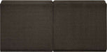 Meridian Furniture - Ollie 60" Brown Boucle Fabric Upholstered 2pc. Armless Loveseat - 118Brown-S60 - GreatFurnitureDeal