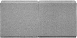Meridian Furniture - Ollie 60" Grey Boucle Fabric Upholstered 2pc. Armless Loveseat - 118Grey-S60 - GreatFurnitureDeal