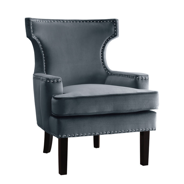Homelegance - Lapis Accent Chair - 1190GY-1 - GreatFurnitureDeal