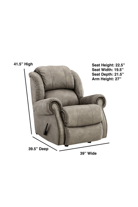 Motion Ease - Marlowe Manual Rocker Recliner in Tan - 120-91-16 - GreatFurnitureDeal