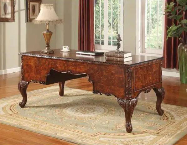 Mariano Furniture - CD120 Computer Desk in Walnut - BM-CD120 - GreatFurnitureDeal