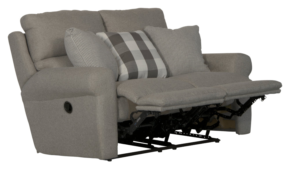 Catnapper - Westport 3 Piece Recliner Living Room Set in Metal-Charcoal - 1211-METAL-3SET - GreatFurnitureDeal