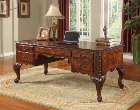 Mariano Furniture - CD120 Computer Desk in Walnut - BM-CD120 - GreatFurnitureDeal